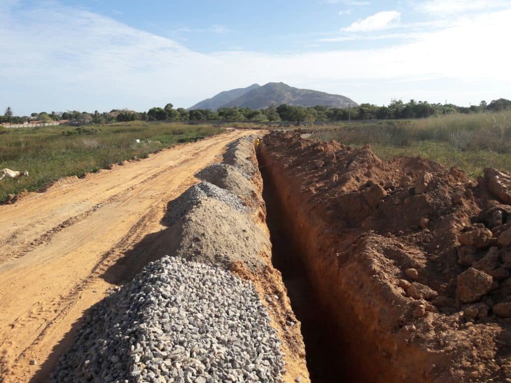 LOTEAMENTO ECOPARK MARACANAÚ - TRINCHEIRA DRENANTE